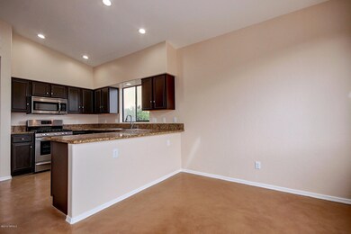 Dining area and kitchen