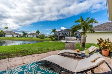 Sun patio with lake views