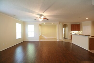 Open and spacious family room