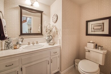 Guest bath near living room.