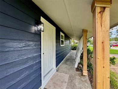 Covered front porch