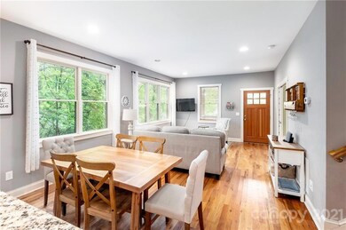 Gleaming hardwood floors