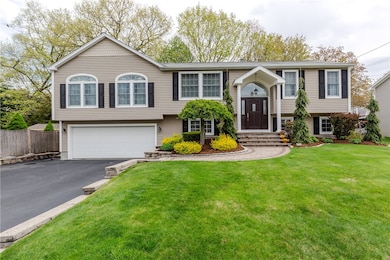 Exterior front with garage