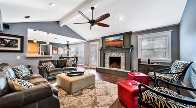 The family room is a perfect spot to gather with your family and relax after work and school.