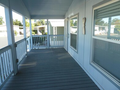 Hole in one front porch