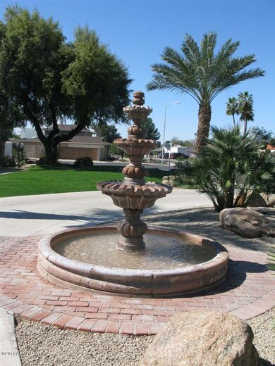 Front fountain