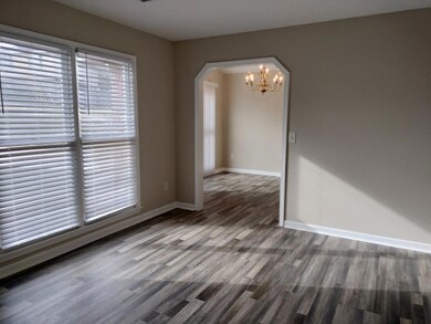 Living room to dining room