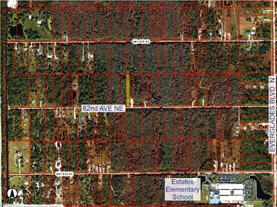 Map / location with property parcel outlined