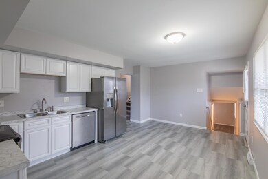 Long view of kitchen