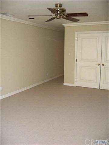 Large Master Bedroom with two closets, one is a wa