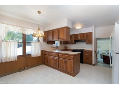 The eat in kitchen is a cook's delight!