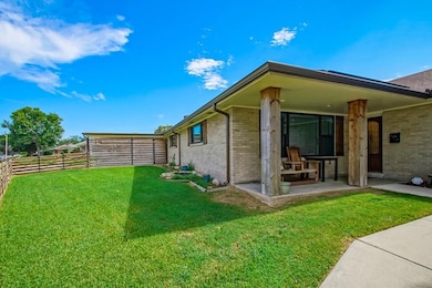 Front patio and door