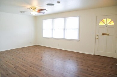 Living room facing the front door.
