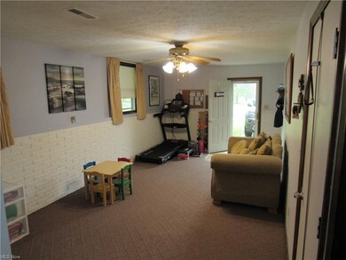 View from steps to main level (family room)