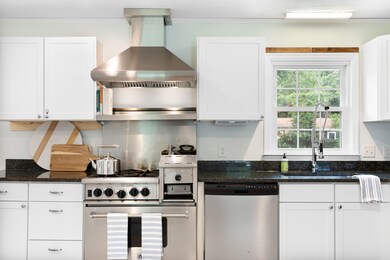 Kitchen with Blue Star Range