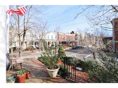 View from the front door, looking east on Park Ave