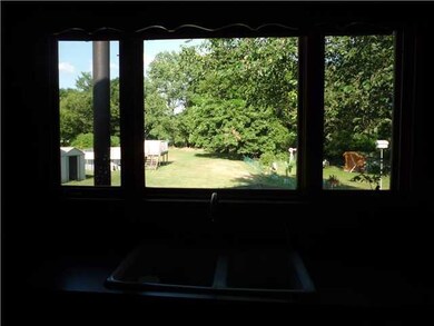 1st Floor Plan. View from Kitchen window.