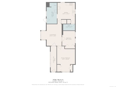 Helpful floor-plan of unit