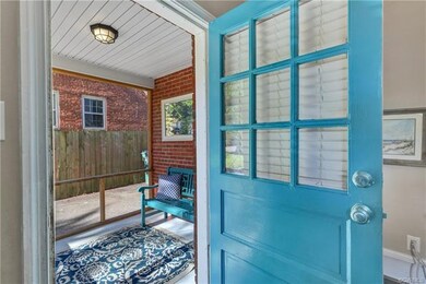 View of screened porch