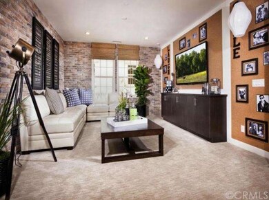 Loft area, as shown in model
