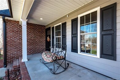 Covered front porch