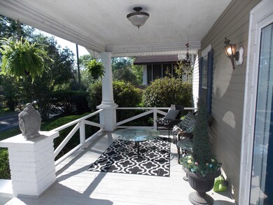 Covered front porch