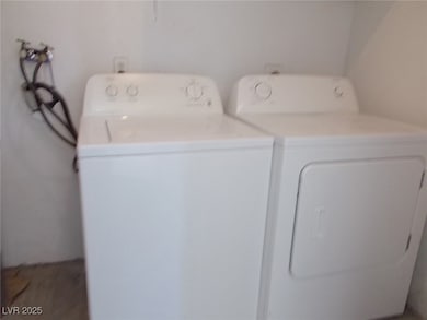 Laundry room with washer and dryer