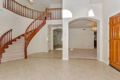 Foyer inside the home