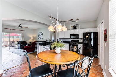 Dinette area just off the kitchen is very convenie