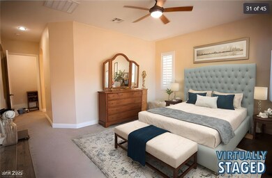 Primary Bedroom - virtually staged