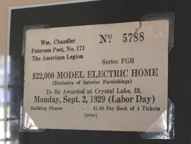 Winning Ticket from 1929