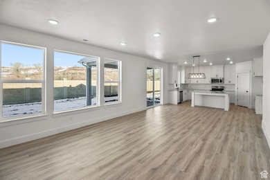 LARGE GREAT ROOM W/ LOTS OF WINDOWS FOR NATURAL LIGHT!(PICTURE OF PREVIOUS BUILT HOME-COLORS AND MATERIALS MAY VARY)