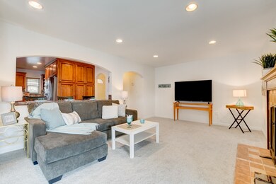 This family room is large enough to hold the bigge