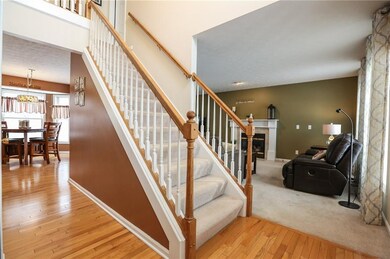 To the right, the foyer opens to the spacious livi