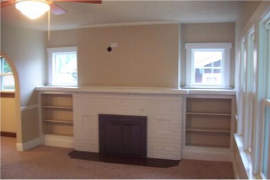 Exterior Front. Fireplace with nice built-ins.