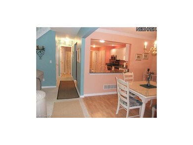 This condo provides a very open flow.