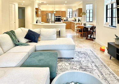 Open floor plan with generous spaces.