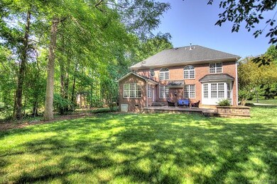 Nice private back yard with great patio