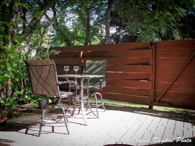 Brick Patio in back