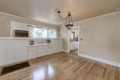 Formal dining room with built-ins