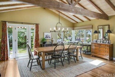 Large dining area with access to side garden