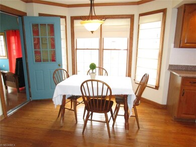 Dinette Area in Kitchen overlooks Backyard