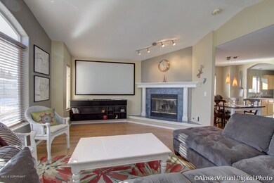 Tiled fireplace