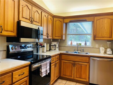 Kitchen with updated stainless appliances