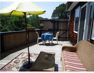 Patio/Deck. PLENTY OF ROOM ON THE DECK FOR A SITTI