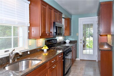 Beautifully updated kitchen with quartz countertop