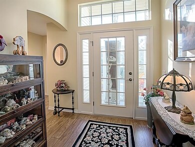 Full-glass entry door, sidelights and transom crea