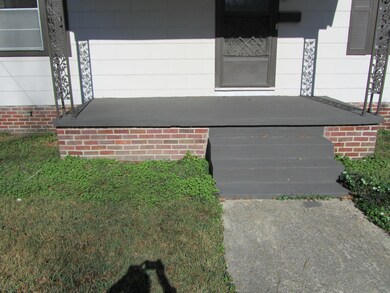 Newly Painted Porch