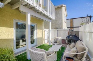 Backyard and entrance to the downstairs studio 
