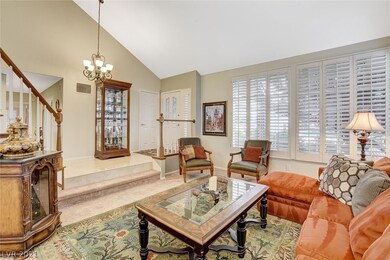 Living room in front of the home